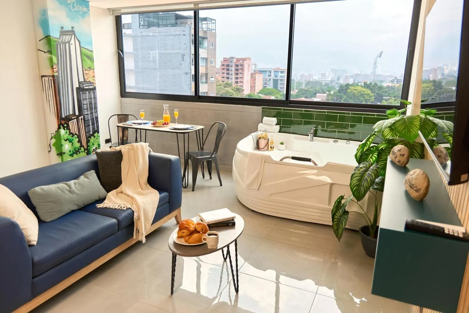 Lägenhet Rosa Negra Suite W Jacuzzi Near Stadium Medellín Colombia